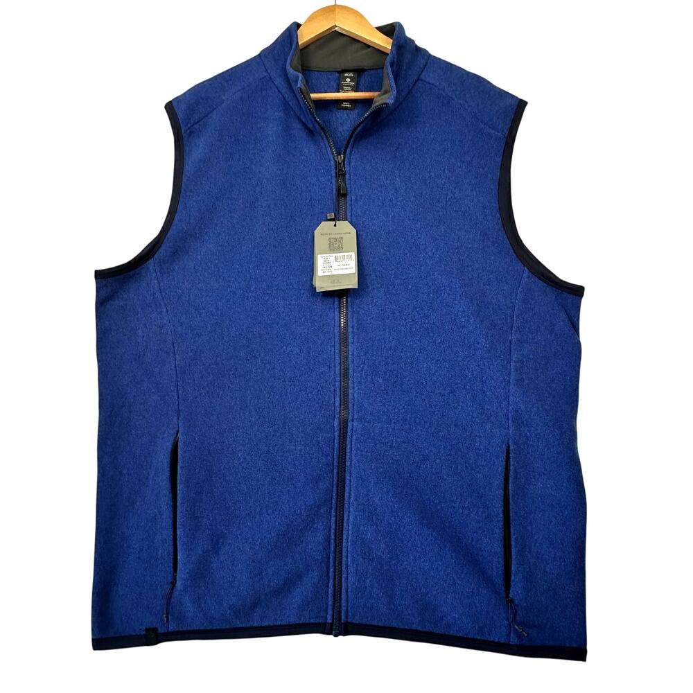 Stormtech Pure Earth Full Zip Vest Blue - Size 2XL -‎ NWT